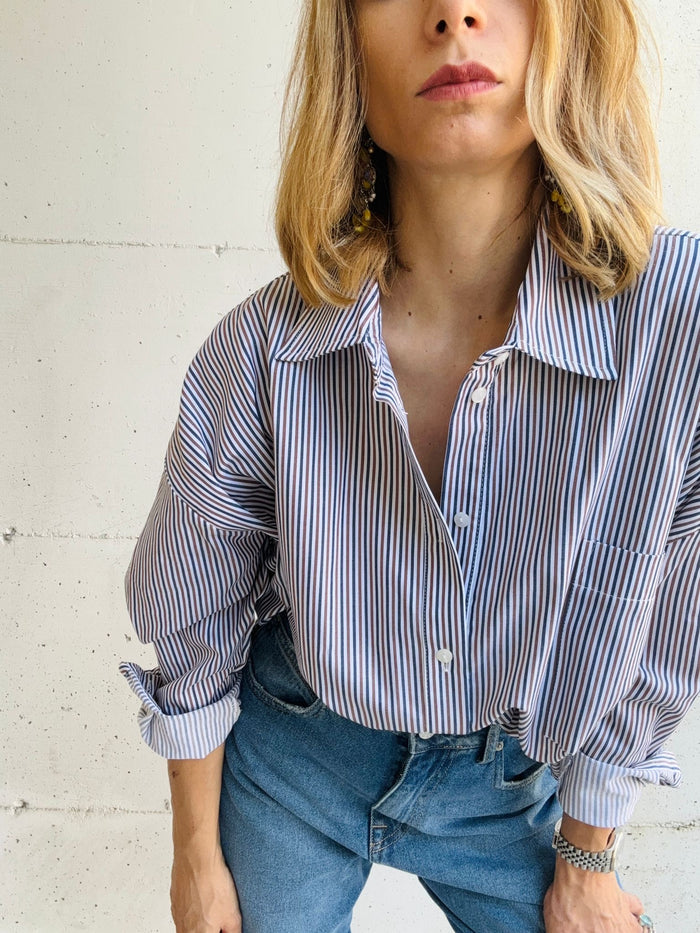 Camicia over mille righe