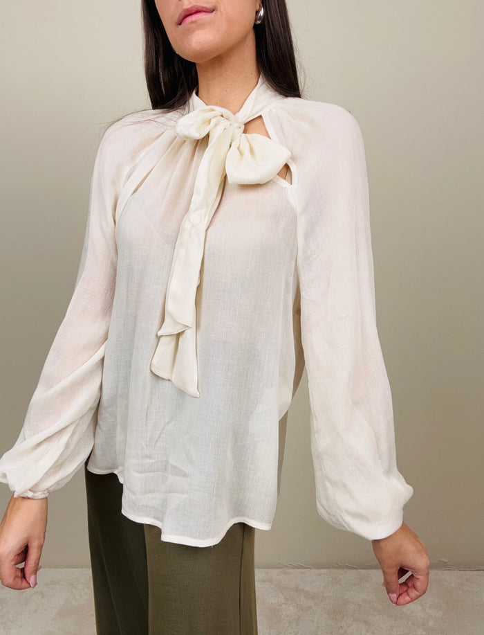 Blusa misto lana