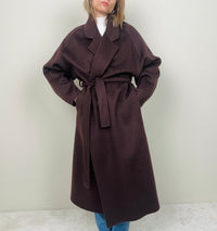 Cappotto cioccolato 100%lana