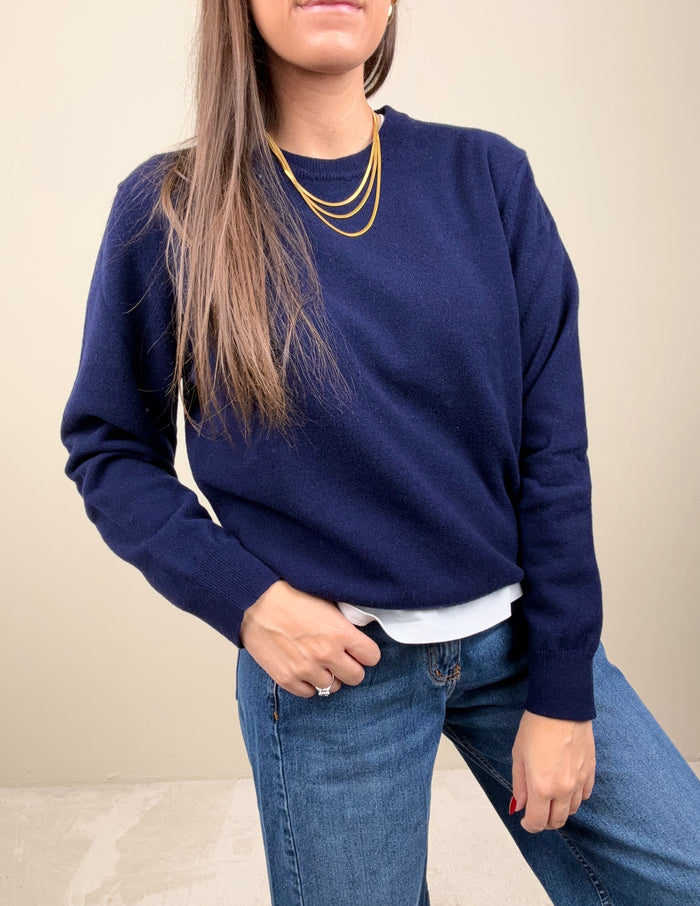Girocollo 80% lana (più colori)