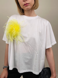 T-shirt morbida in cotone e modal
