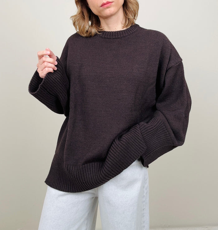 Maglione over fondente