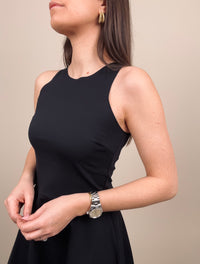 Abitino smanicato nero