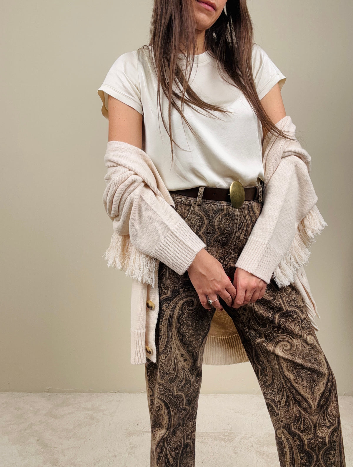T-shirt basic in viscosa