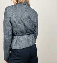 Giacchina grigio con cinturina