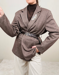 Blazer over con cintura