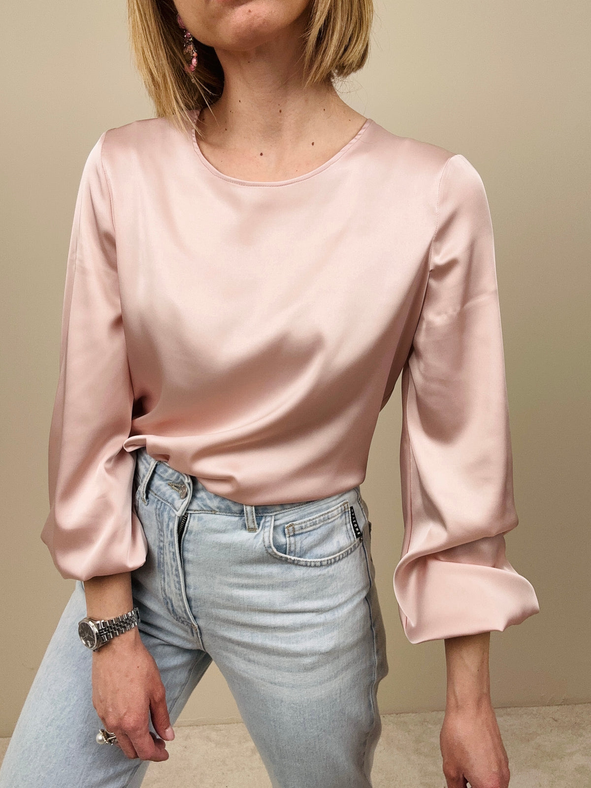 Camicia rosa baby