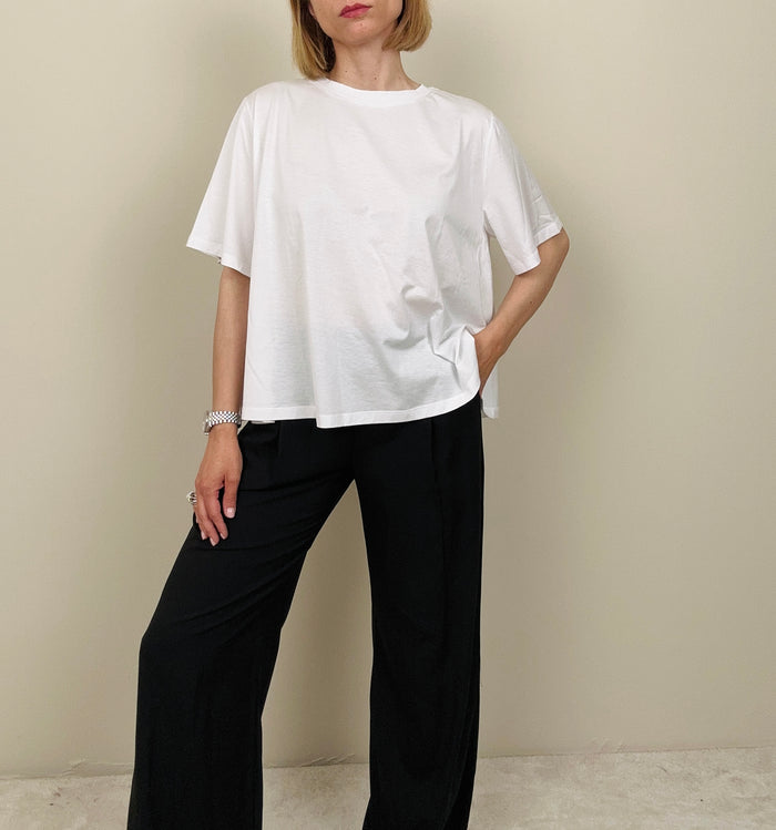 T-shirt morbida in cotone e modal