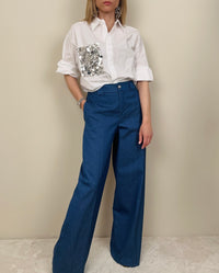 Jeans in tessuto leggero