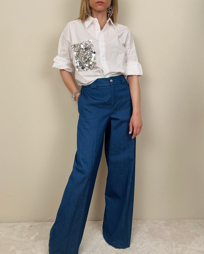 Jeans in tessuto leggero