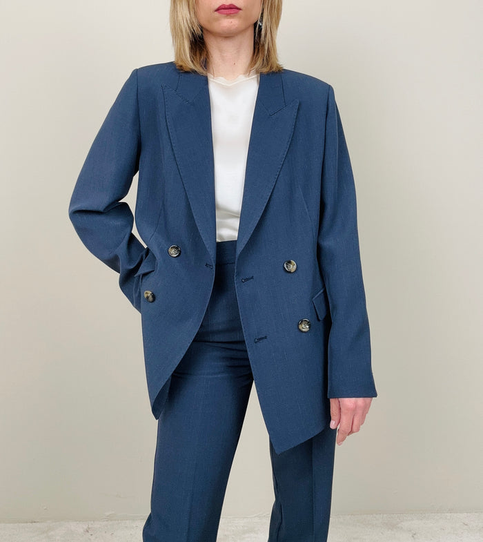 Giacca sartoriale blu navy