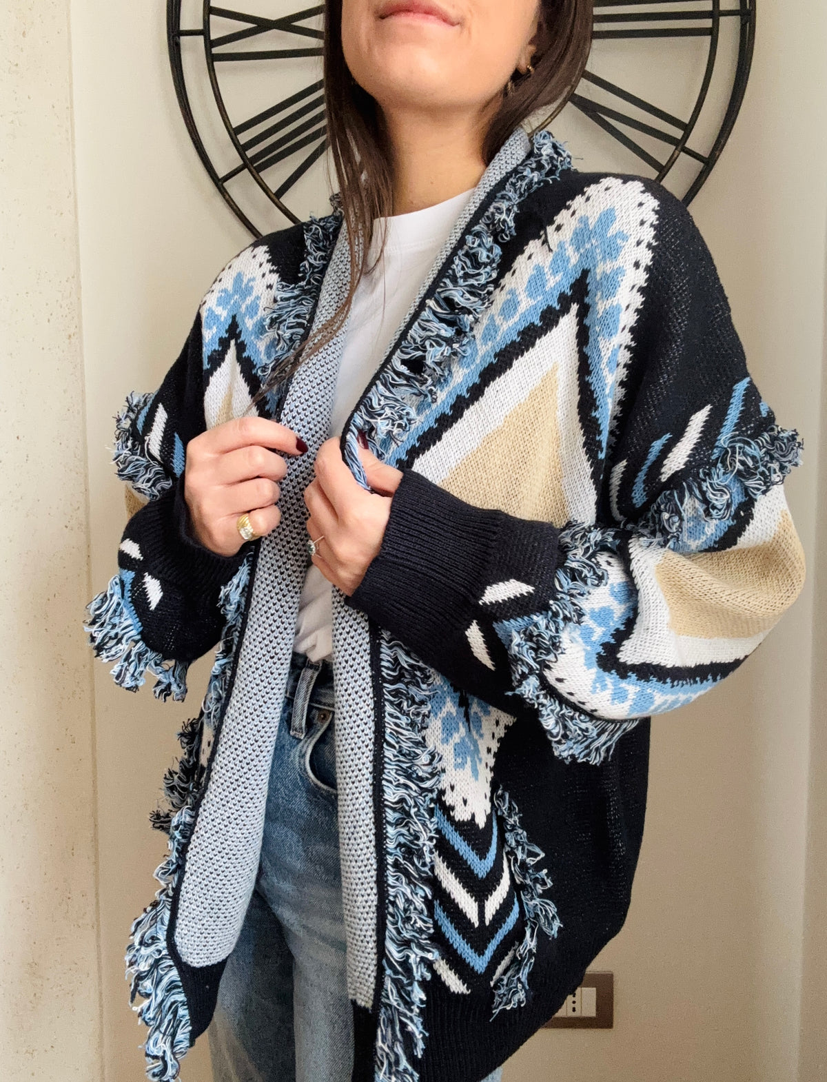 Cardigan rombi (più colori)