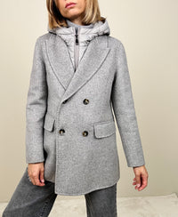 Cappotto col gilet staccabile (più colori