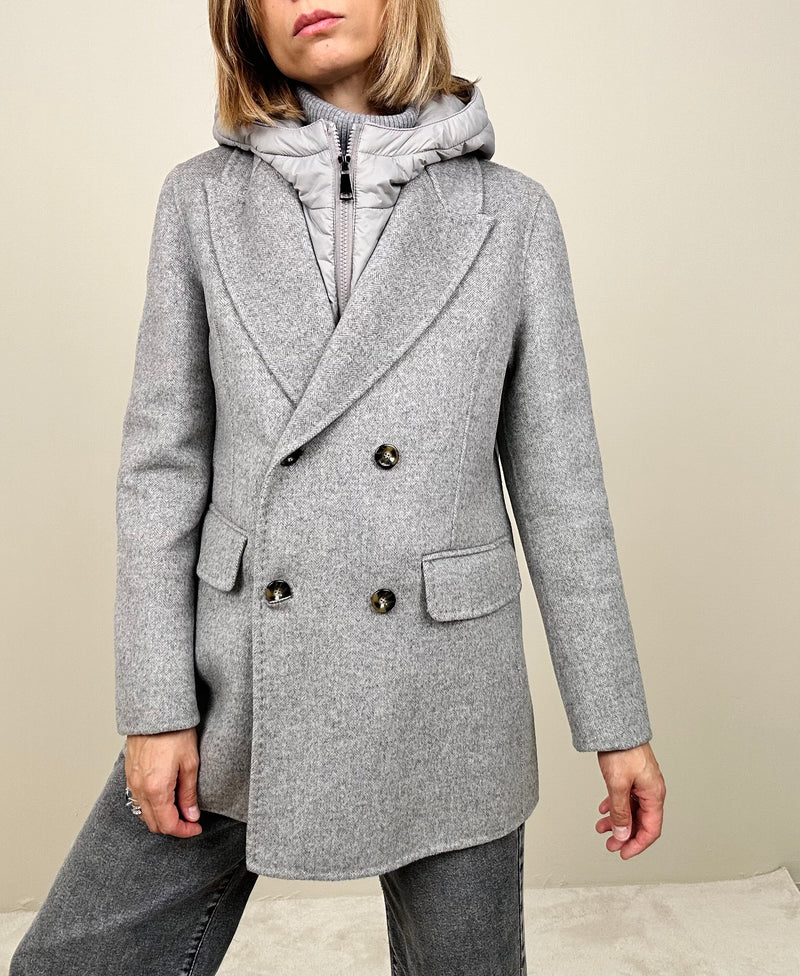 Cappotto col gilet staccabile (più colori