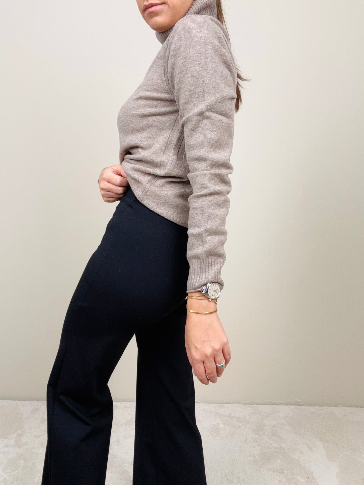 Pantalone zampa punto Milano