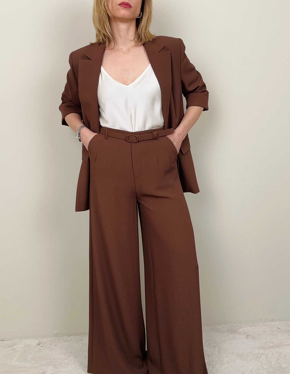 Pantalone completo cacao
