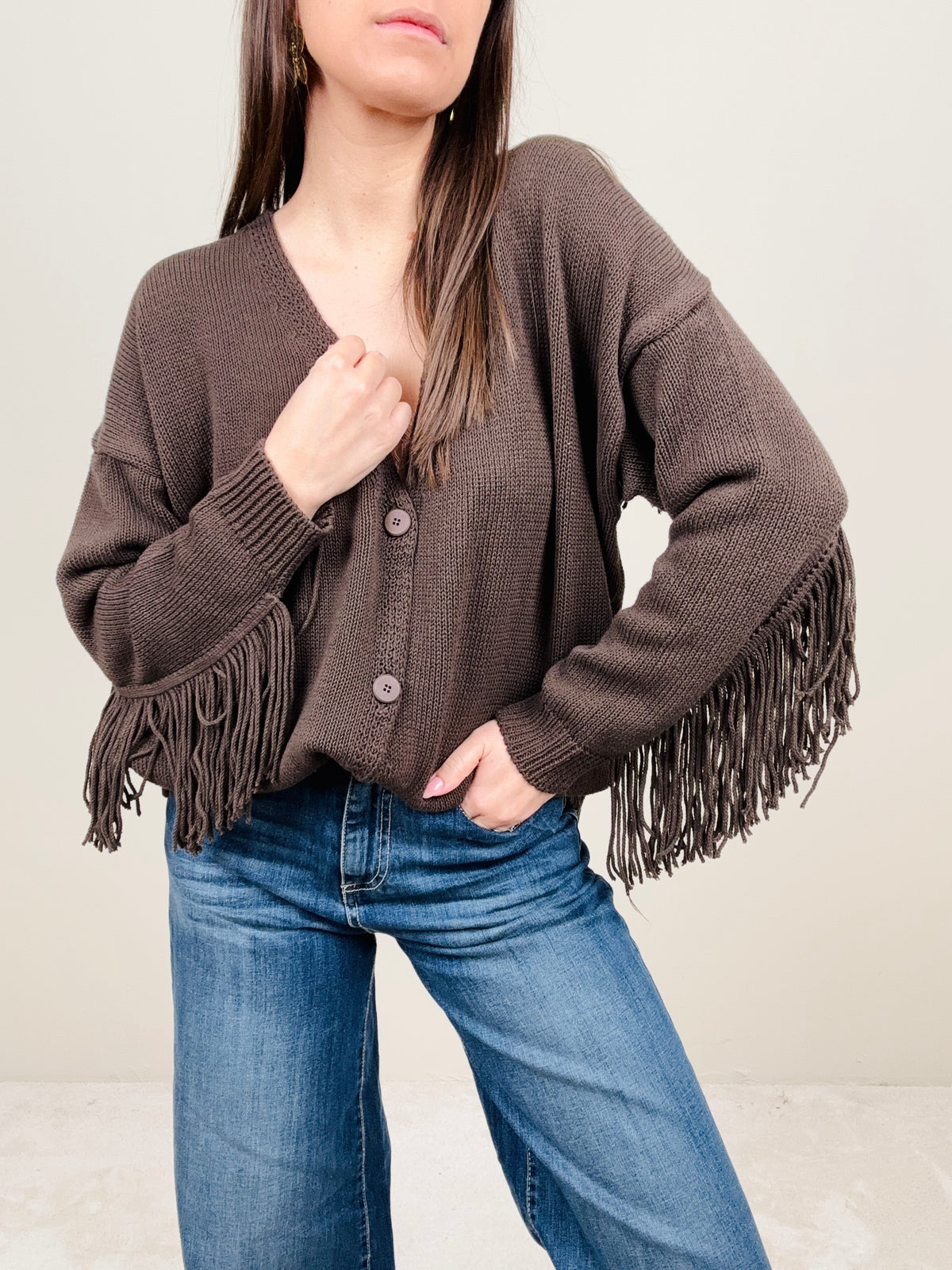 Cardigan frange (più colori)