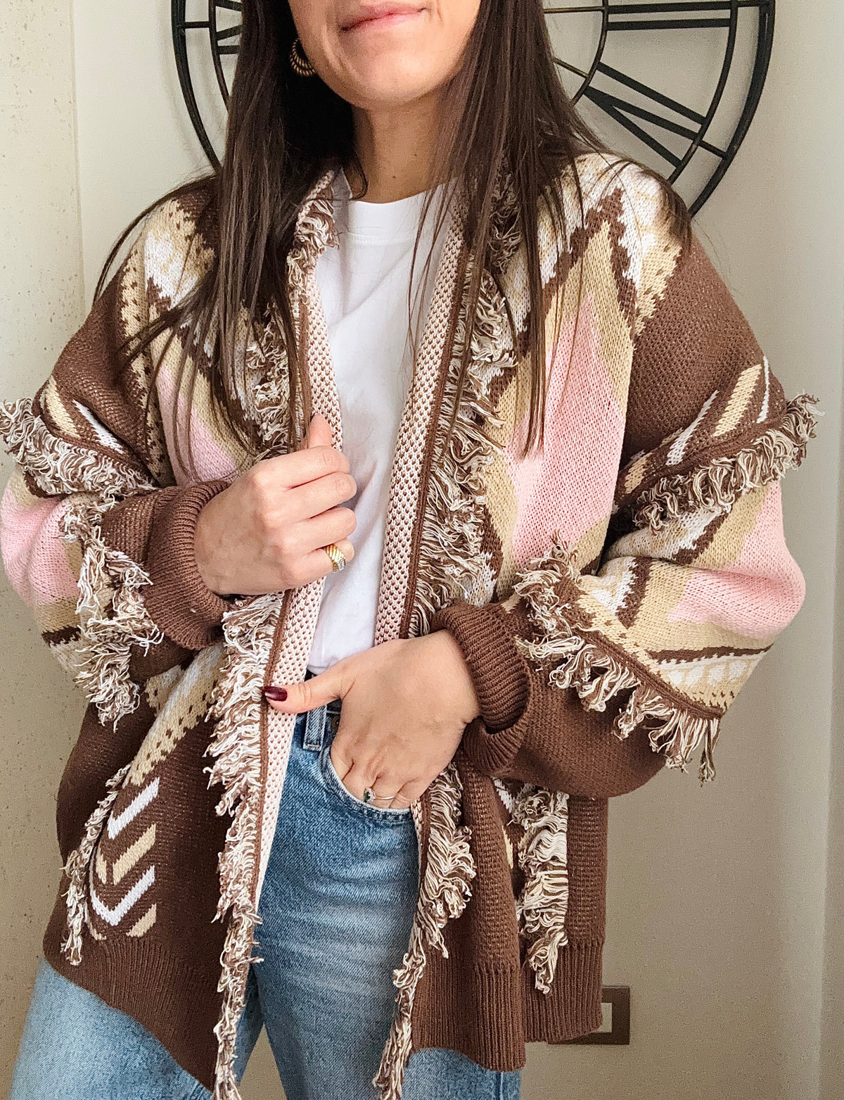 Cardigan rombi (più colori)