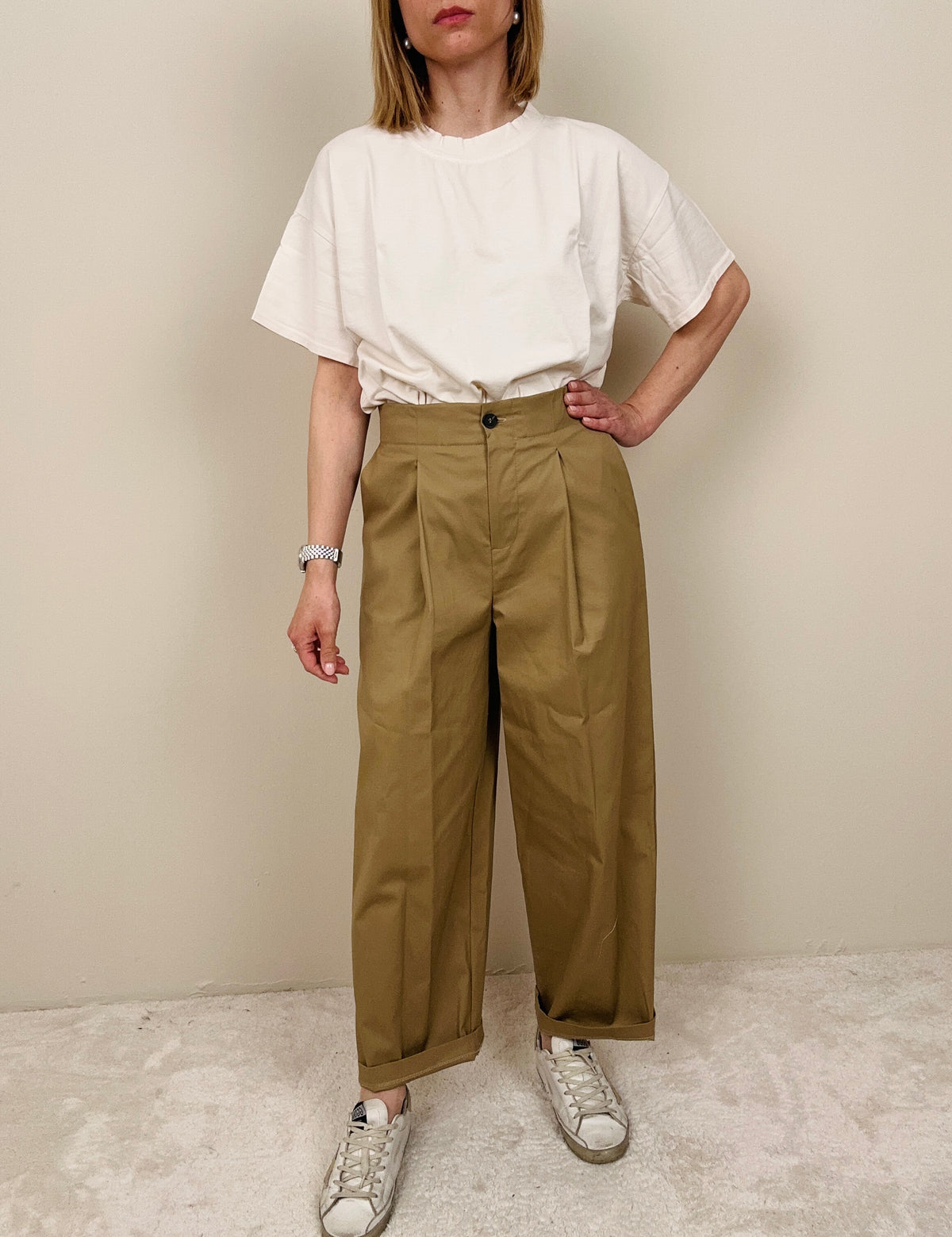 Pantalone in cotone (più colori)