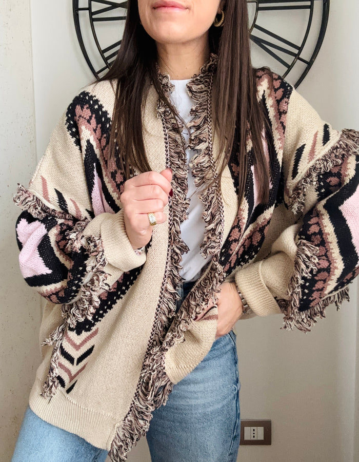 Cardigan rombi (più colori)