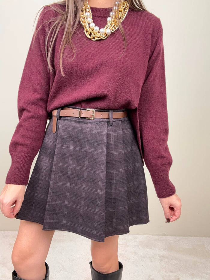 Gonna college con cinturina