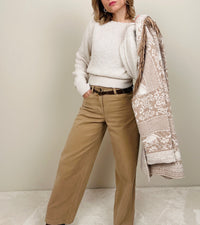 Cardigan con frange