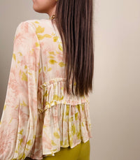 Blusa fantasia rosa