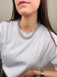 Collana catena avvolta (piu colori)