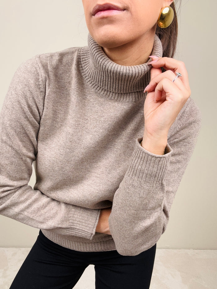 Dolcevita sabbia in lana merino