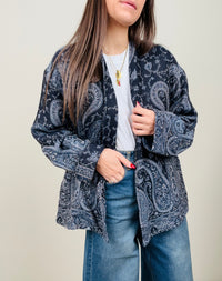 Cardigan Malika blu