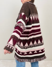 Cardigan dettagli pink