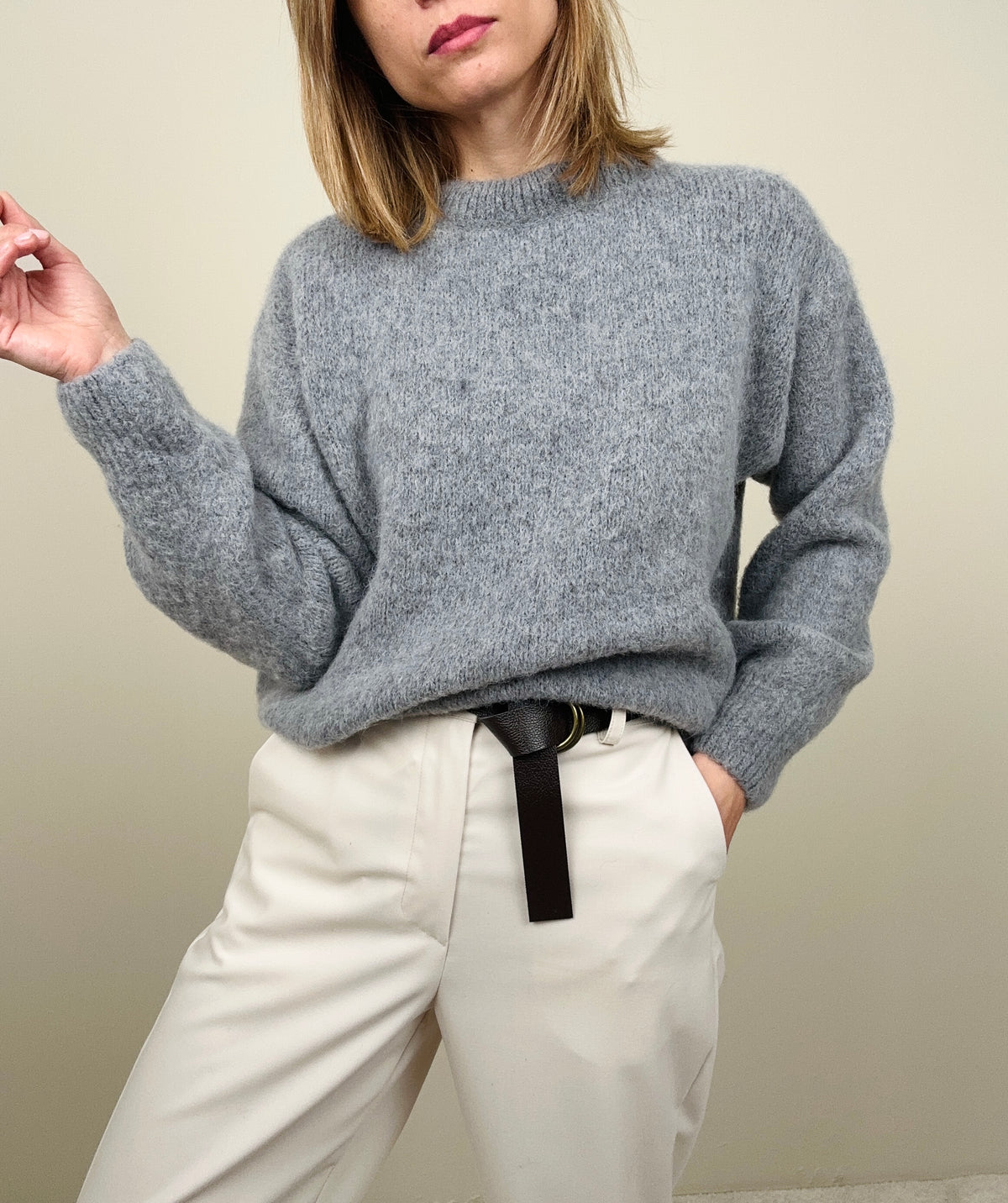 Maglione baby alpaca (più colori)