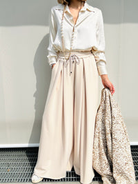 Pantalone ampio burro