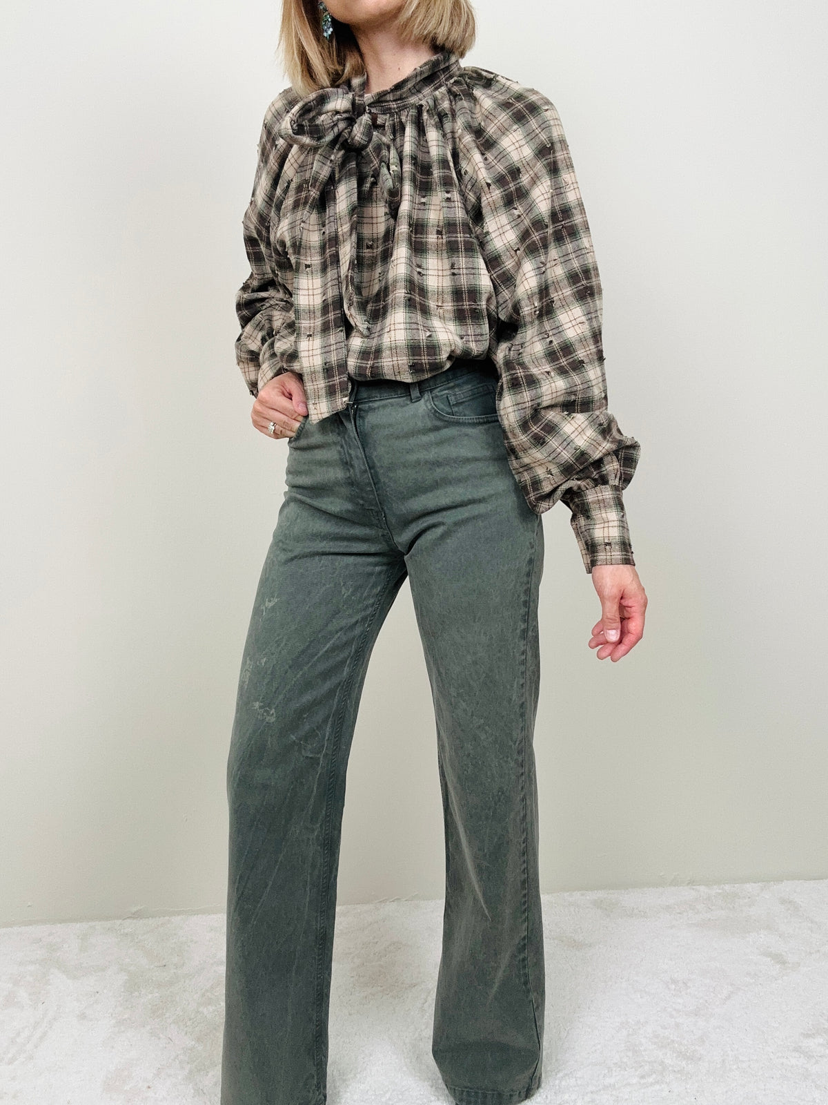 Jeans London verde