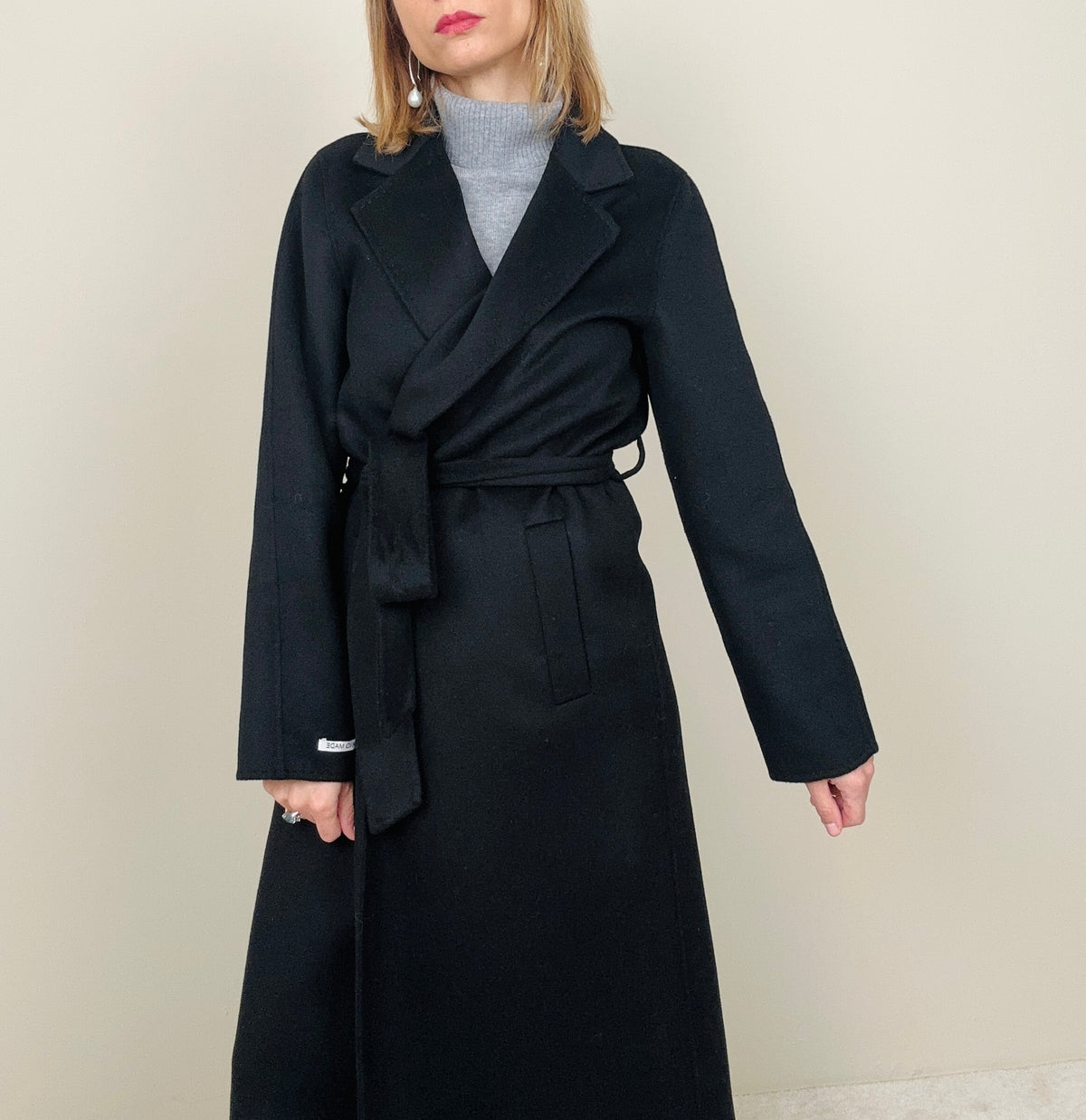 Cappotto vestaglia nero