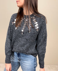 Maglione con pailettes