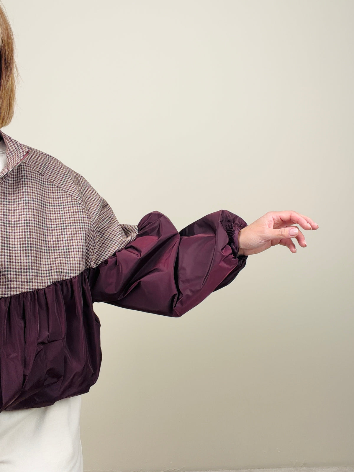 Bomber in fantasia bordeaux