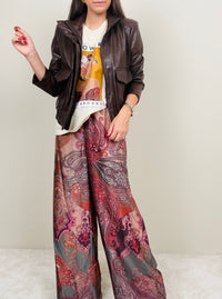 Pantalone in fantasia rosa