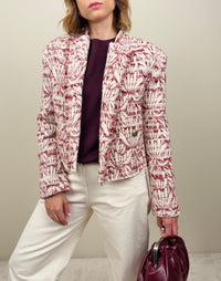 Chanel bolero panna-rossa