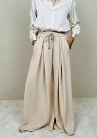 Pantalone ampio burro