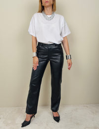 Pantalone in ecopelle