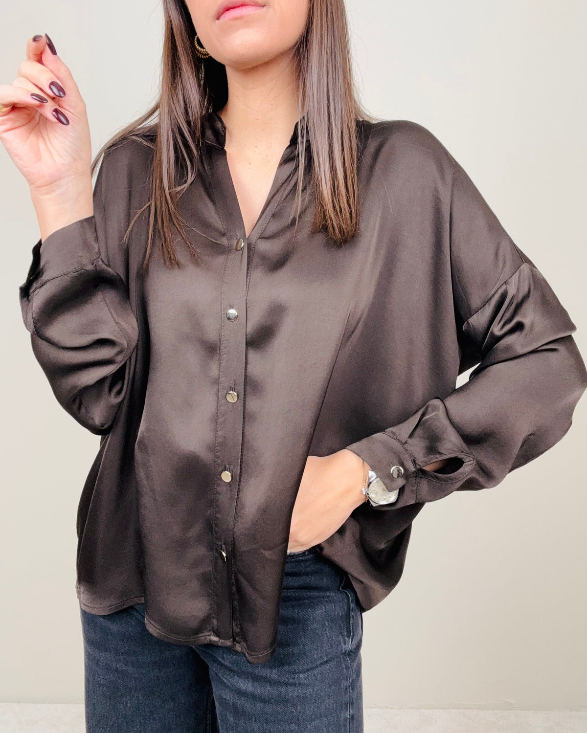 Blusa bottoncini (più colori)