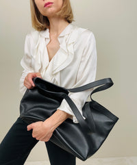 Shopper in pelle