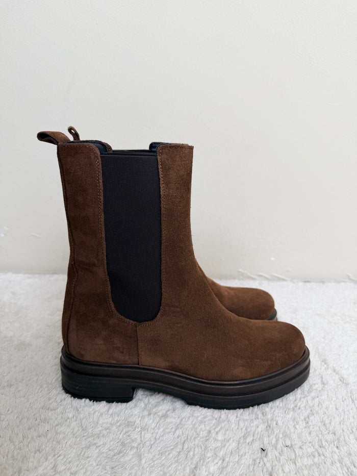 Combact boot camoscio marrone